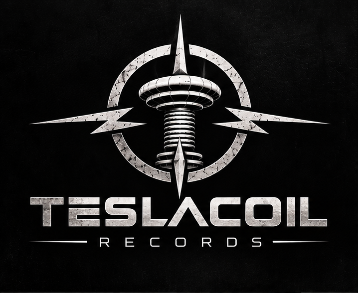TESLACOIL RECORDS original Tesla coil logo